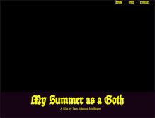 Tablet Screenshot of mysummerasagoth.com